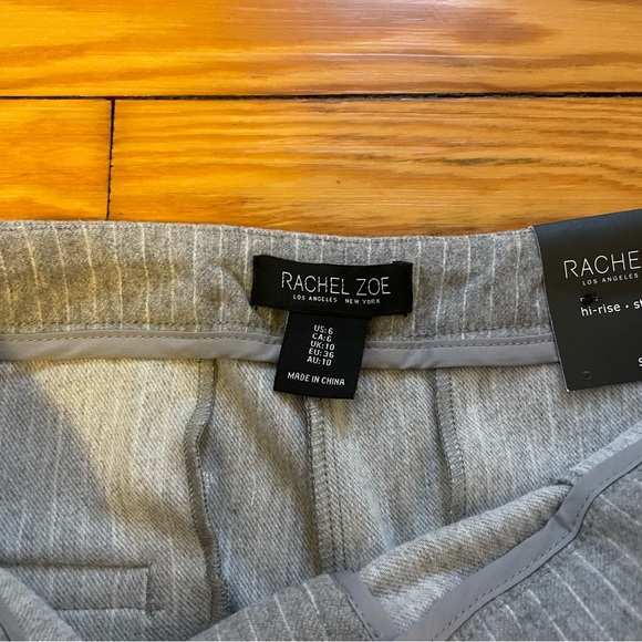 Rachel Zoe Gray Striped Women’s Pants - Picture 6 of 9
